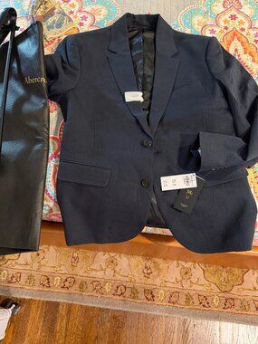 The A&F Collins Slim Seersucker Blazer 38S